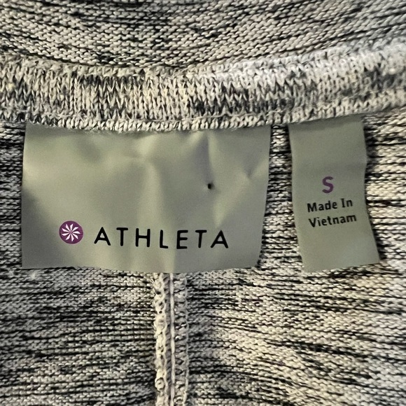 Athleta Blissful Hooded Poncho Oversized Heathered Gray size S - Picture 5 of 6